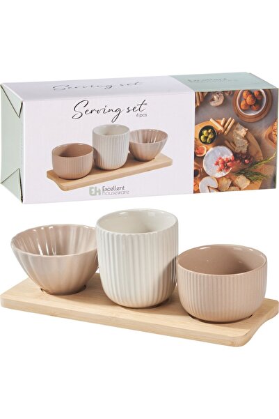 Excellent Houseware Set servire Excellent Houseware, 4 piese, Multicolor