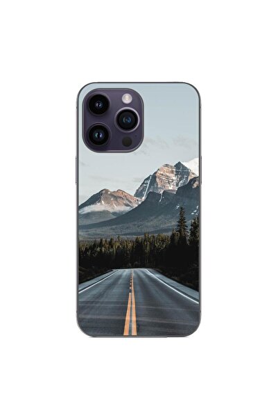 OEM Husa compatibila cu Apple iPhone 14 Pro Max Silicon Gel Tpu Model Mountai...