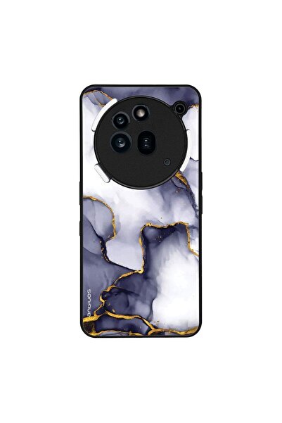 Sonique Θήκη Marble Series για Nothing Phone 3a Pro Μωβ Γκρι