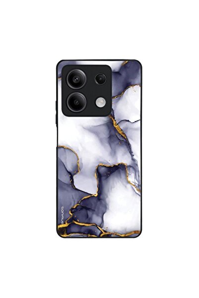Sonique Θήκη Marble Series για Xiaomi Redmi Note 13 5G Μωβ Γκρι