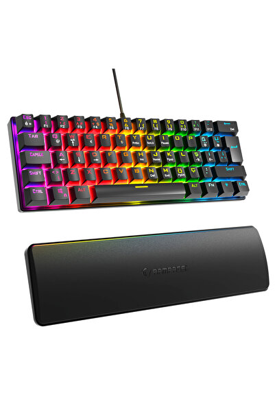 Rampage Ally K11 Siyah Rainbow Q Gaming Kablolu Oyuncu Klavye Bilek Destekli ...