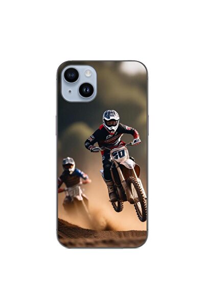 OEM Husa compatibila cu Apple iPhone 15 Plus Silicon Gel Tpu Model Motocross