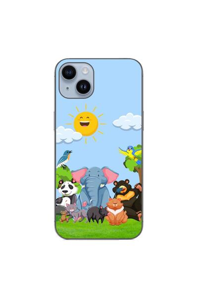 OEM Θήκη συμβατή με Apple iPhone 15 Plus από σιλικόνη gel TPU με σχέδιο  "Φίλ...