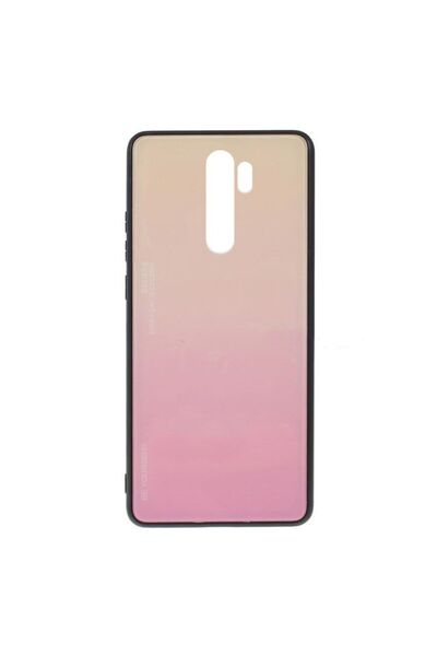 OEM Glass Case Xiaomi Redmi Note 8 Pro Κίτρινο / Ροζ