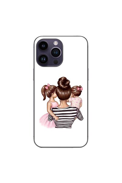 OEM Husa compatibila cu Apple iPhone 15 Pro Max Silicon Gel Tpu Model Mom and...