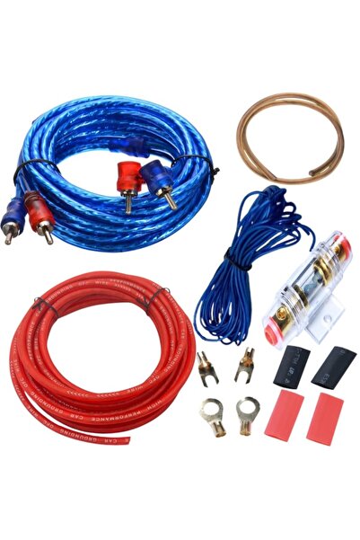 OEM Kit Cabluri Amplificator Auto 1500W, 10GA, cu Siguranta 60A