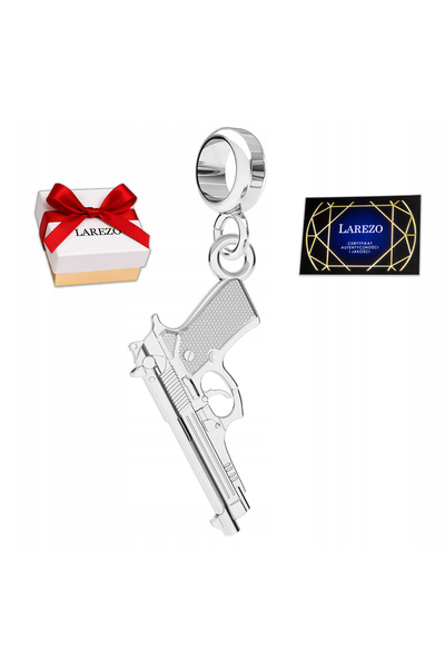 Larezo pandantiv, element decorativ, Model Pistol Mic Beretta Glock, Inaltime...