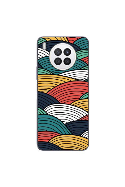 OEM Θήκη συμβατή με Huawei Nova 8i από σιλικόνη gel TPU με αφηρημένο σχέδιο ρ...