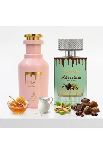 Ayelet Set of 2 Oriental Perfumes for Women 100ML - Eclat + Dubai Chocolate
