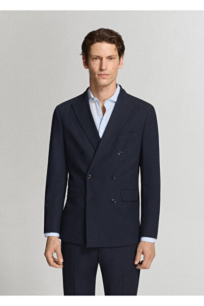 MANGO Man Slim fit Monaco kruvaze blazer ceket