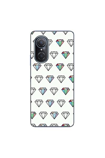 OEM Husa compatibila cu Huawei Nova 9 SE Silicon Gel Tpu Model Diamonds Patte...