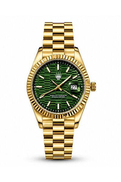 WATCHOFROYAL Lyric Gold Green Wristwatch