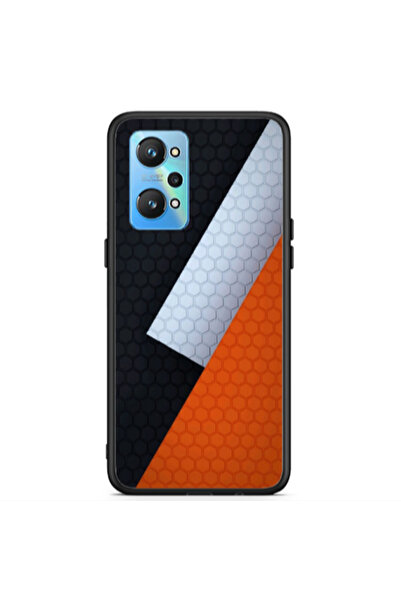 Other Realme Gt Neo 2 Coated hexagon Black Glossy Θήκη