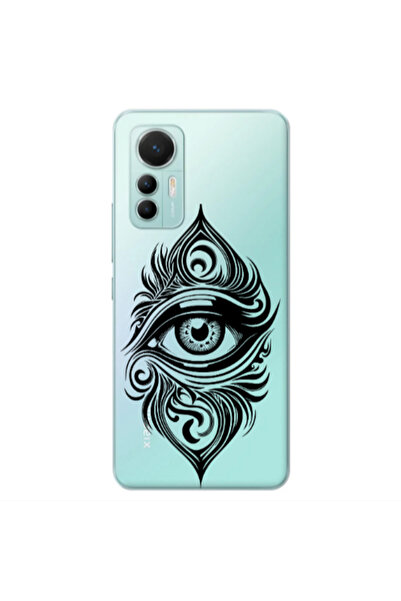 Other Xiaomi Mi 12 Lite Eye patterned drawing Transparent Silicone TPU Θήκη