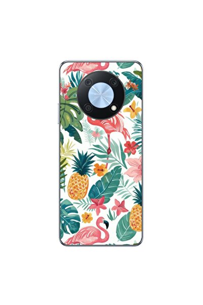 OEM Husa compatibila cu Huawei Nova Y90 Silicon Gel Tpu Model Tropical Pattern
