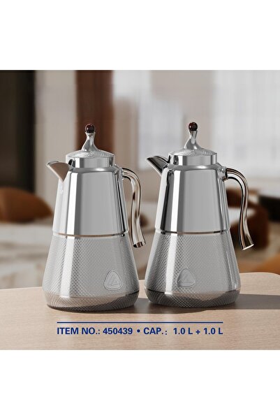 LALOZA New Style Elegant Design 1/1L Tea and Coffee Two Pieces Tramss Set