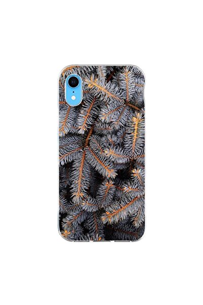 OEM Husa compatibila cu Apple iPhone XR Silicon Gel Tpu Model Crengi de Brad
