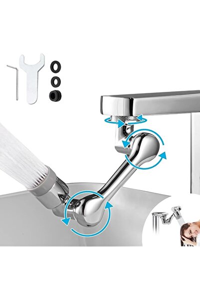 The Bros Faucet Extender, Universal Rotating Faucet Extender, 1080 Degree Swi...
