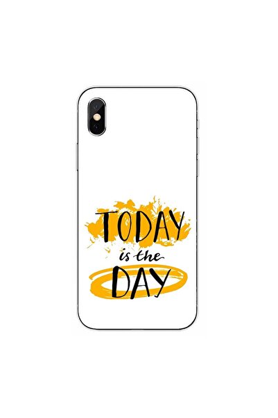 OEM Husa compatibila cu Apple iPhone XS Max Silicon Gel Tpu Model Mesaj Today...