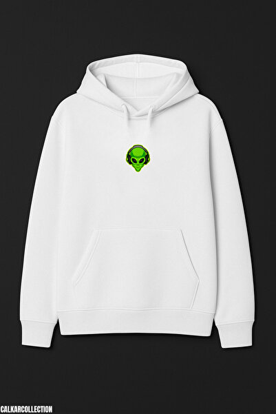CALKARCOLLECTION سويت شيرت بغطاء للرأس للجنسين من Alien (هودي)