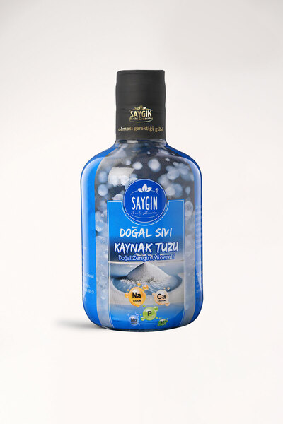 Rafine Edilmemiş Doğal Kristal Kaynak Tuzu - Sıvı Tuz - Sprey 500 ml