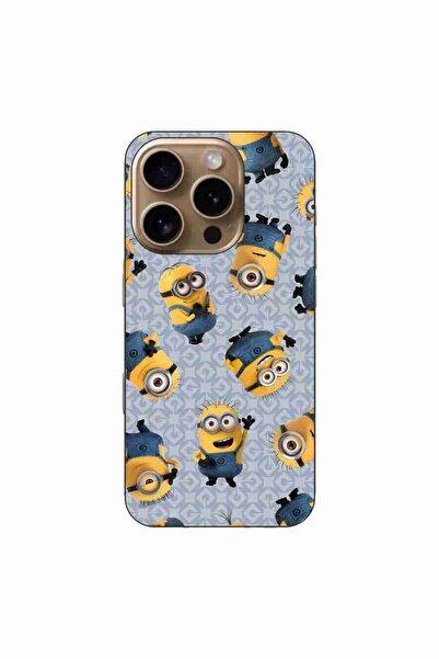 OEM Husa compatibila cu Apple iPhone 16 Pro Silicon Gel Tpu Model Pattern Min...