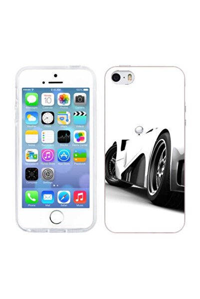 OEM Husa compatibila cu Apple iPhone 5S, iPhone 5 Silicon Gel Tpu Model Masin...