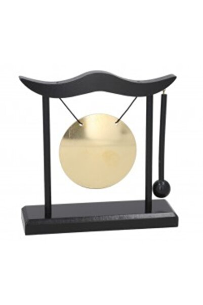 Palo Santo Gong de masă - Negru - 16cm