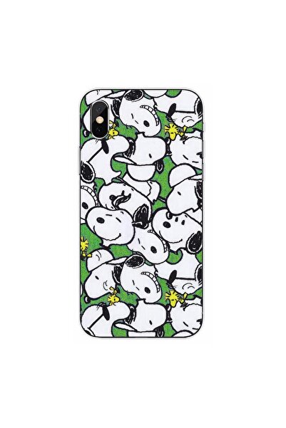 OEM Husa compatibila cu Apple iPhone XS Silicon Gel Tpu Model Snoopy Pattern