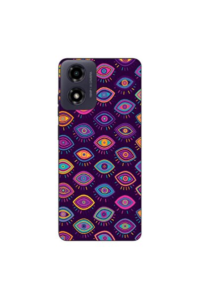 OEM Husa compatibila cu Motorola Moto G04 Silicon Gel Tpu Model Tribal Eyes