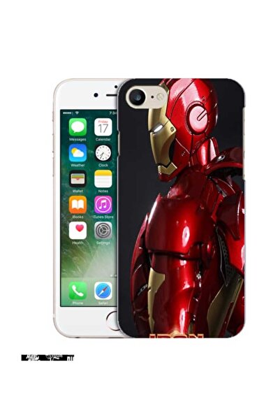 OEM Husa compatibila cu Apple iPhone 7 Silicon Gel Tpu Model Iron Man