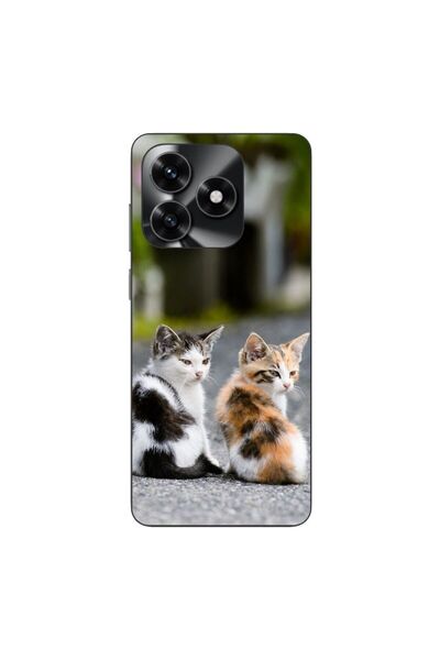 OEM Husa compatibila cu Honor X5c Plus Silicon Gel Tpu Model Kitties