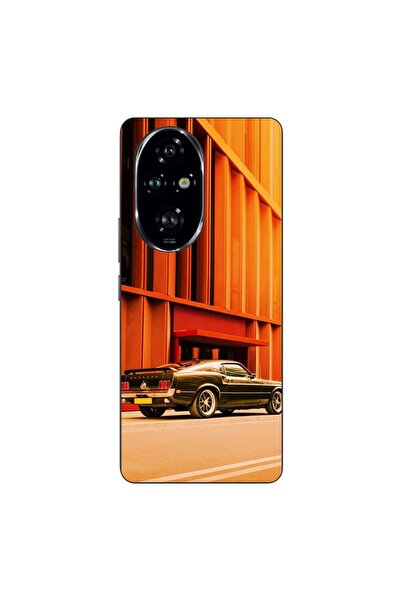 OEM Husa compatibila cu Honor 200 Pro Silicon Gel Tpu Model Mustang Sunset