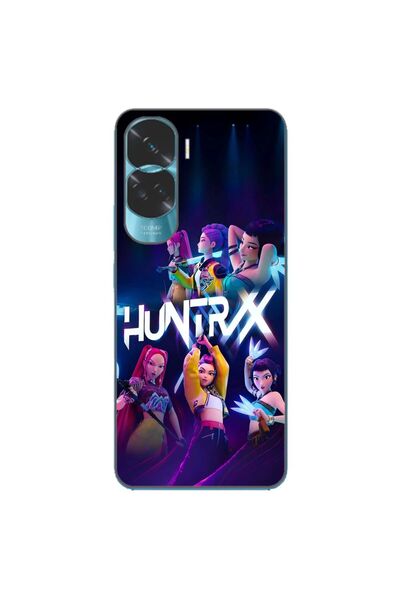 OEM Husa compatibila cu Honor 90 Lite 5G Silicon Gel Tpu Model KPop Demon Hun...