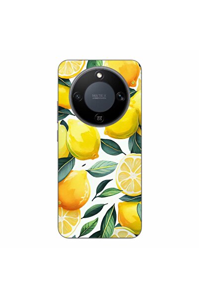 OEM Husa compatibila cu Honor Magic8 Lite Silicon Gel Tpu Model Lemons Pattern