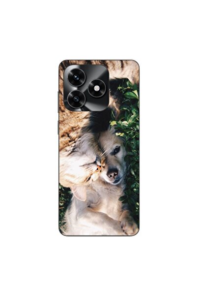 OEM Husa compatibila cu Honor X5c Plus Silicon Gel Tpu Model Caine si Pisica