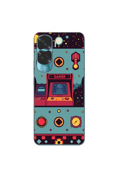 OEM Husa compatibila cu Honor 90 Lite 5G Silicon Gel Tpu Model Gamer Arcade Room