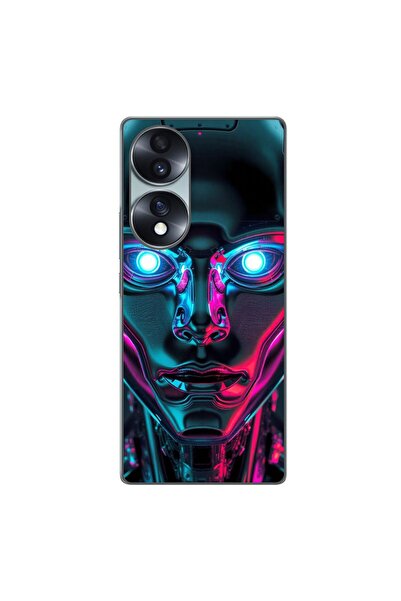 OEM Husa compatibila cu Honor 70 Silicon Gel Tpu Model Chrome Humanoid