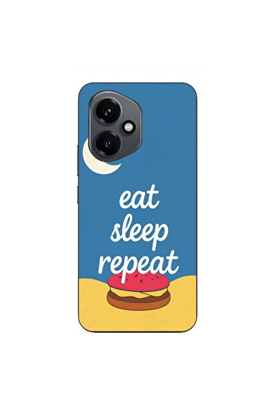 OEM Case compatible with Honor 400 Silicone Gel Tpu Pattern Eat Sleep Repeat
