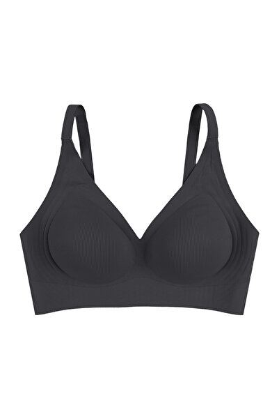 koza iç giyim Seamless Ribbed Camisole Bra Without Underwire with Removable Pads