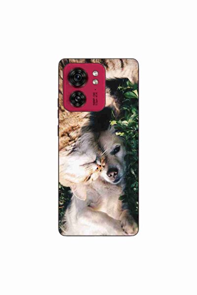 OEM Husa compatibila cu Motorola Edge 40 Silicon Gel Tpu Model Caine si Pisica