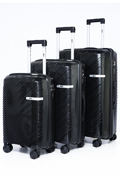 KTMC 3-Piece Luggage Set, Polypropylene Material, Lightweight, TSA Lock, 360°...