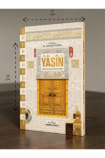 Medrese Kitab Evi Yasin kitabı yasin cüzü 192 sayfa Orta boy 41 yasin mevlüd ...