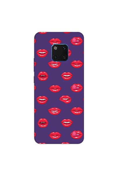 OEM Husa compatibila cu Huawei Mate 20 Pro Silicon Gel Tpu Model Buze Pattern