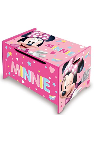 arditex Cutie de depozitare jucării din lemn Minnie's Bow-tique