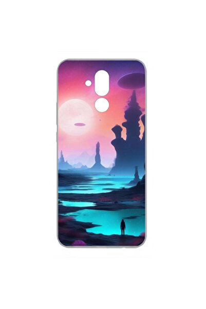 OEM Husa compatibila cu Huawei Mate 20 Lite Silicon Gel Tpu Model Mystic Planet