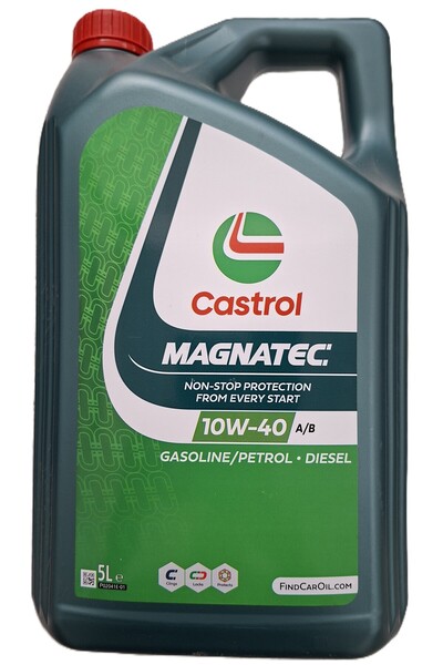 CASTROL Magnatec A3/B4 (A/B) 10W40 engine oil, volume 5 liters