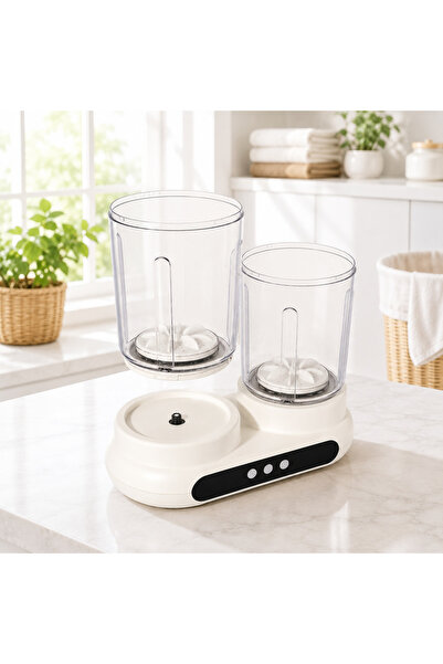 FOXMAG24 Portable mini washing machine, with double drum, capacity 3L (2x1.5L...