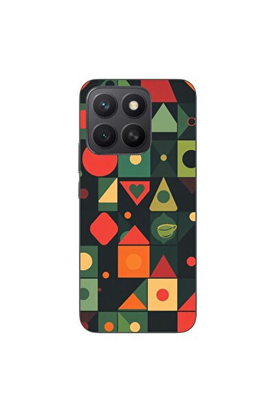 OEM Husa compatibila cu Honor X8c Silicon Gel Tpu Model Retro Shapes