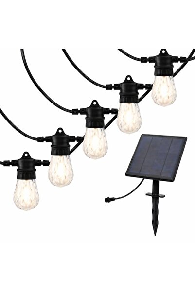 trandafi led Ghirlandă luminoasă solară de exterior 12M cu 15 becuri LED RGB ...